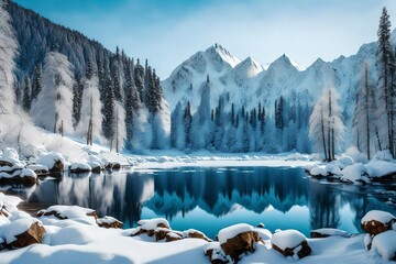 winter in the mountains