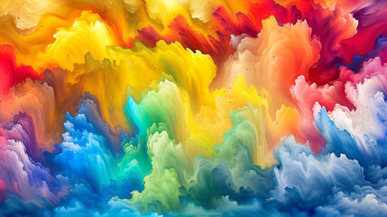 abstract colorful watercolor layers cloud background