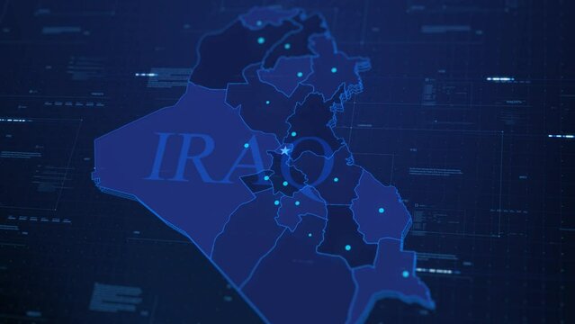 Digital iraq  A Technology Map. technology iraq map.