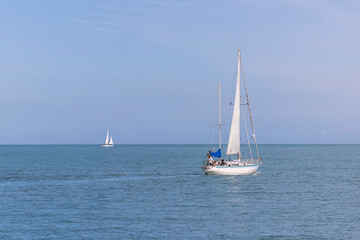 Fototapeta premium Sailing boats in the Adriatic Sea.