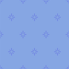 Blue seamless pattern with stars