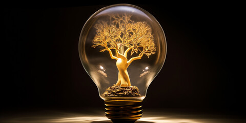 Creative light bulb, light bulb when you got an idea. Creativity light bulb - obrazy, fototapety, plakaty