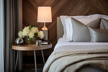 Luxury Sleep Haven: Boutique Hotel Neutral Color Bedroom Designs & Elegant Furnishings