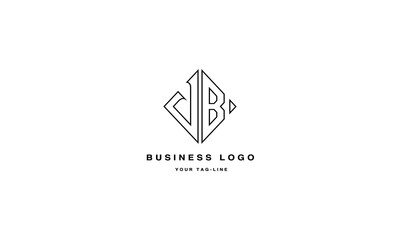 VB ,BV ,V ,B ,Abstract Letters Logo Monogram