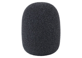 Foam windscreen or windshield for microphone not a deadcat. Windshield for Professional dynamic or condenser microphone or mic. Radio broadcasting or podcast equipment. Recording voice, music or song