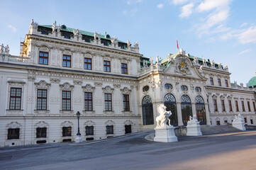 Fototapeta na wymiar photo of the Vienna Belvedere, Vienna, Austria