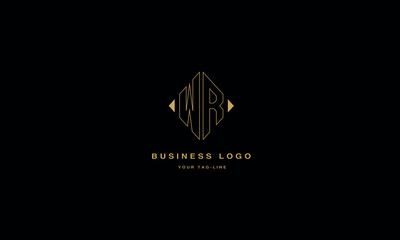 WR, RW, W, R, Abstract Letters Logo monogram