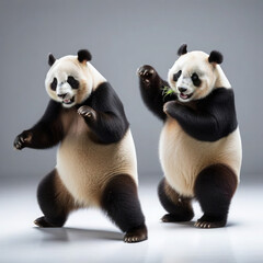 Pandas Dancing