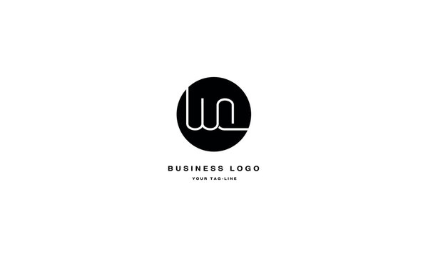 WQ, QW, W, Q, Abstract Letters Logo Monogram