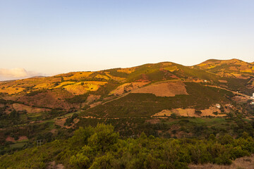 A quiet evening in the Moukdasen area near the city of Tetouan