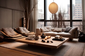 Bamboo Infusion: Modern Loft Living with Sleek Urban Decor