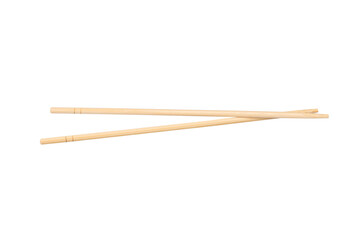 Sushi chopsticks isolated on a white background.