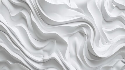 abstract white fabric texture background, creating elegant and minimalist pattern design for clean and simple backdrop