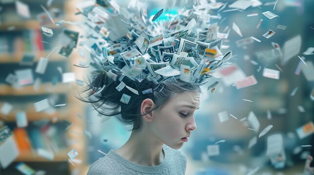 mental exhaustion from overwhelming data explosion, coping with maximalism, news overload, and social media addiction - maintaining mental well-being in the digital era