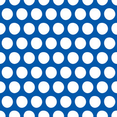 Blue seamless pattern with white spots