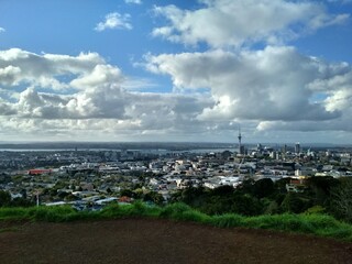 Panoramic view of Auckland, New Zealand