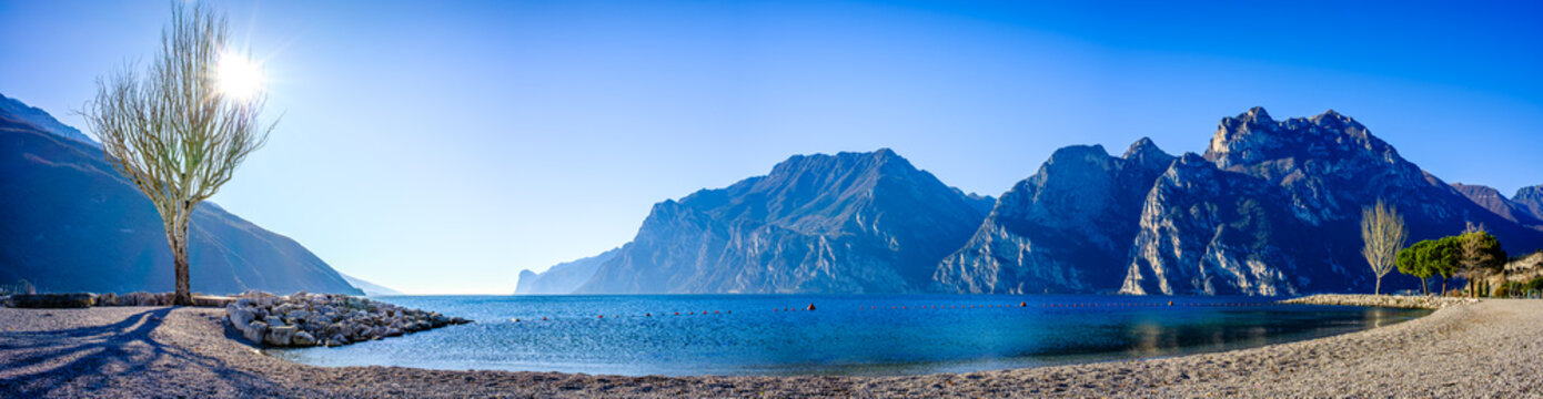 Torbole at the lago di garda
