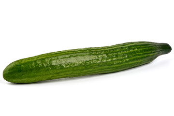 Long Cucumber, isolated on white background.