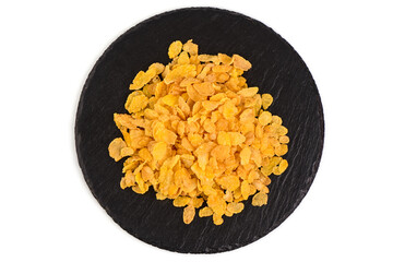 Cornflakes, isolated on white background.