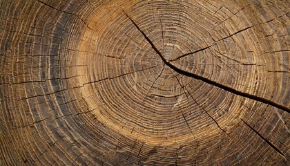Vieille surface de coupe de chêne en bois. Tons bruns foncés et orangés détaillés d'un tronc.jpg, Firefly Vieille surface de coupe de chêne en bois. Tons bruns foncés et orangés détaillés d'un tronc