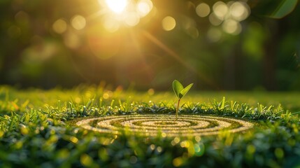 eco-friendly business strategy for sustainable development and emission reduction, aiming for global net zero carbon neutral target with green goals