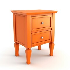 nightstand orange