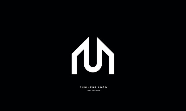 MU, UM, Abstract Logo monogram