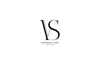 SV, VS, S, V, Abstract Letters Logo monogram