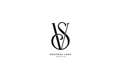 SV, VS, S, V, Abstract Letters Logo monogram