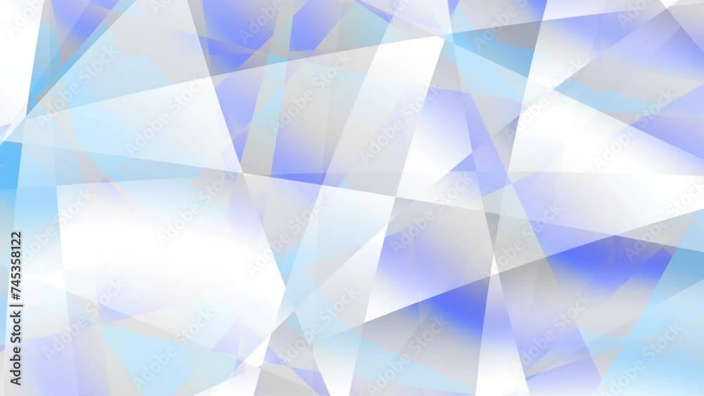 Aufkleber white and light blue abstract modern background loop