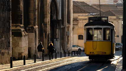 Electrico or tram in Lisbon