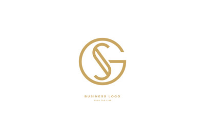 SG, GS, S, G, Abstract Letters Logo Monogram