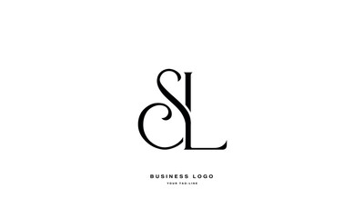 SL, LS, S, L, Abstract Letters Logo Monogram