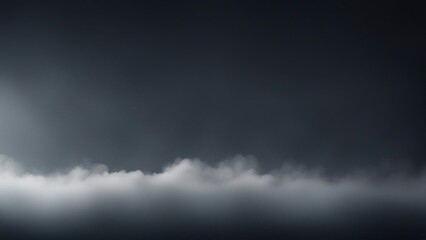 Fototapeta na wymiar storm clouds a black and white photo of a cloud fog 