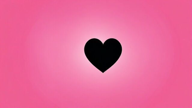 black heart pink background  a heart on a pink background 