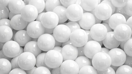 Many white colored balls background