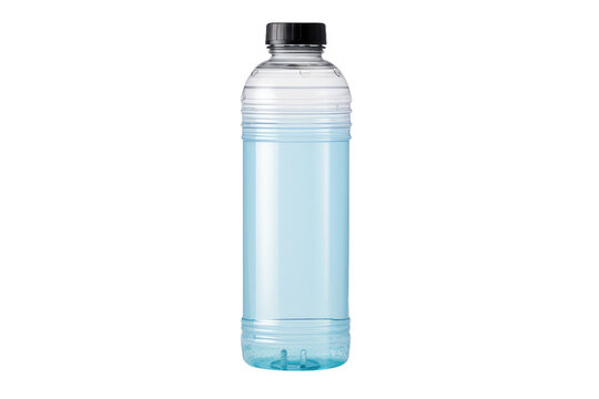 Plastic Water Bottle Isolated on Transparent Background