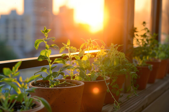 Seedlings In Pots