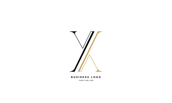 YX, XY, Y, X, Abstract Letters Logo Monogram