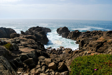 Fototapeta na wymiar Ocean Odyssey: Adventures Along Portugal's Coastline