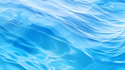 Abstract blue water wave texture background