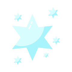 Stars line art icon. Sparkle star icons. Shine icons	
