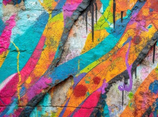 Graffiti Wall Street Art Background