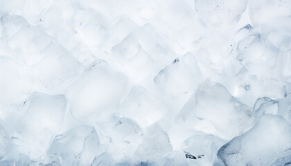 White background with ice texture