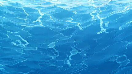 Obraz premium Background seamless realistic water ripples