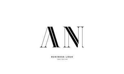 AM, MA, A, M, Abstract Letters Logo Monogram