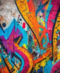 Obraz premium Graffiti Wall Street Art Background