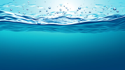 Abstract blue water wave texture, world water day concept, idea of saving water and protecting world environment