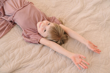 portrait of happy little girl