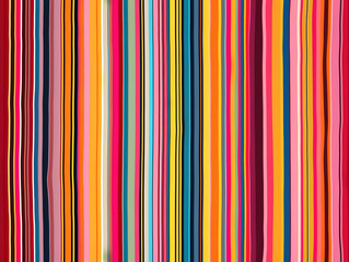 Illustration of straight stripes of different colors and thicknesses. Pattern, multicolored